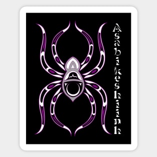 Asabikeshiinh (spider) Demisexual Pride Magnet